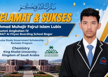 Prestasi Membanggakan, Alumni SMAIT Al-Fityan Bogor Ahmad Muhajir Raih Beasiswa Kuliah di King Khalid University Arab Saudi