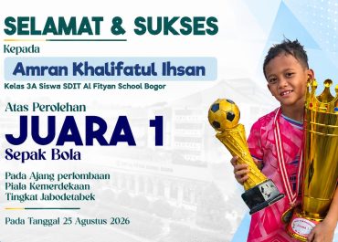 Ananda Amran Khalifatul Ihsan Raih Juara 1 Sepak Bola Piala Kemerdekaan Tingkat Jabodetabek